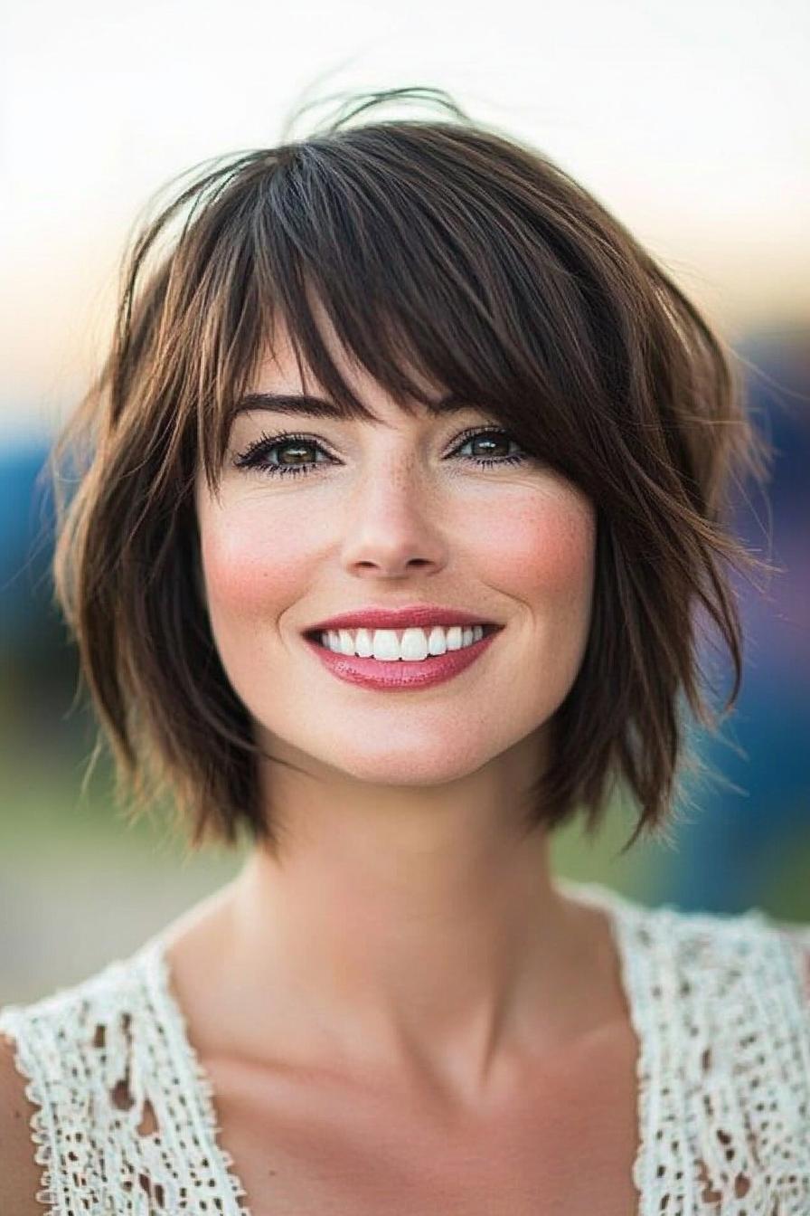 Chic Textured Bob Style