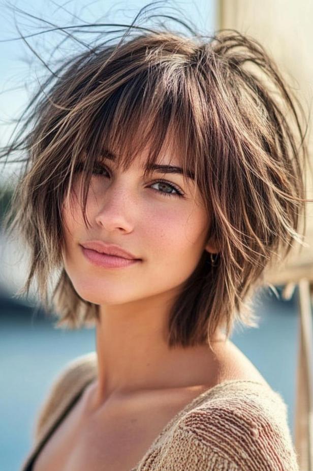 Chic Textured Bob Style