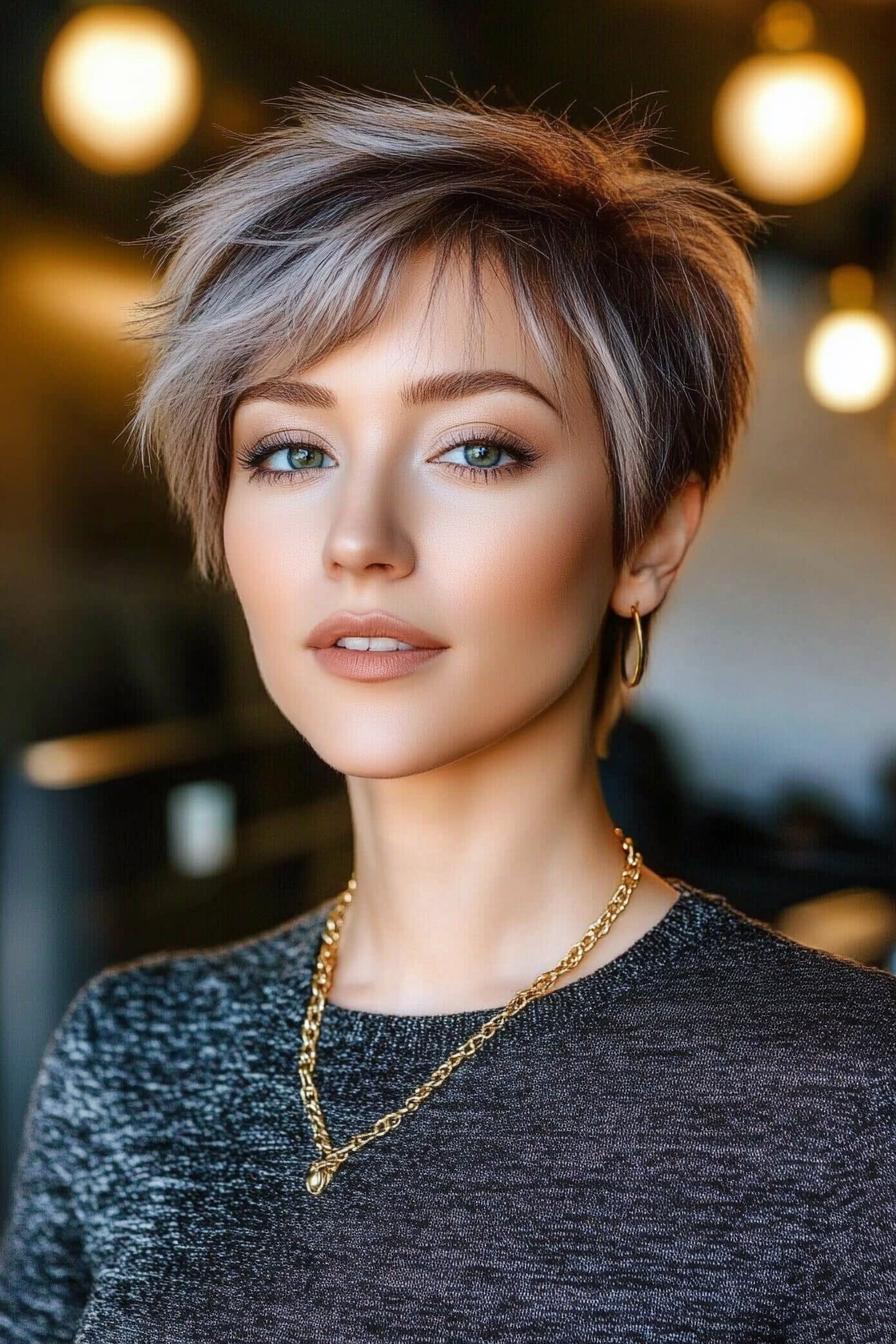 Chic Textured Pixie Vibes