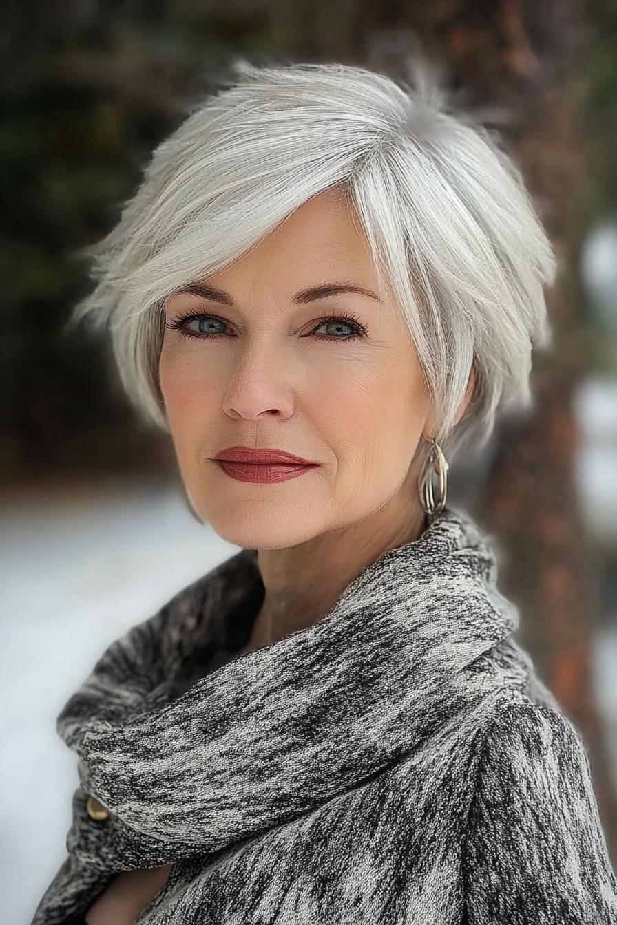 Silver Pixie Chic Style