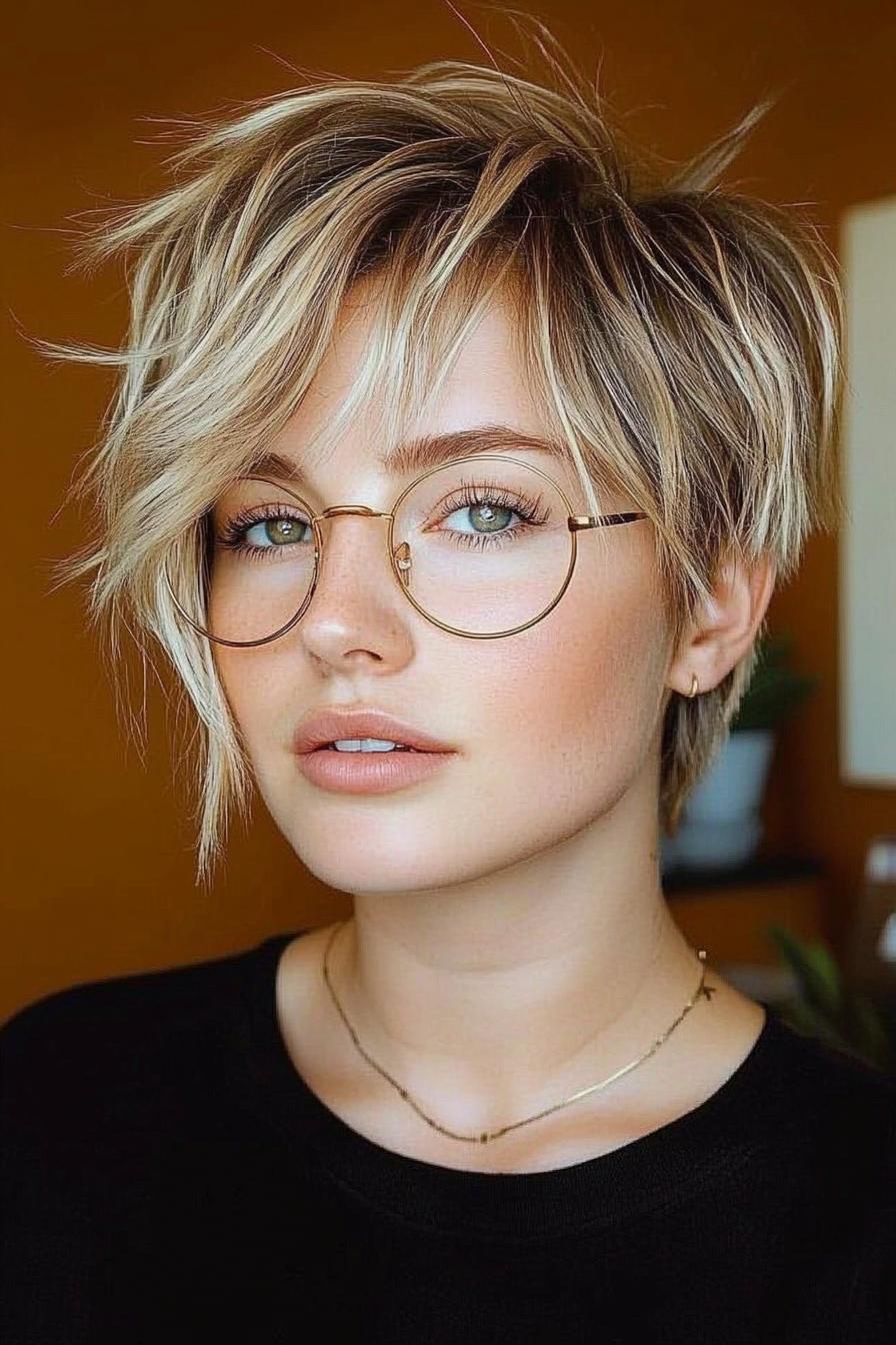 Textured Blonde Pixie Magic