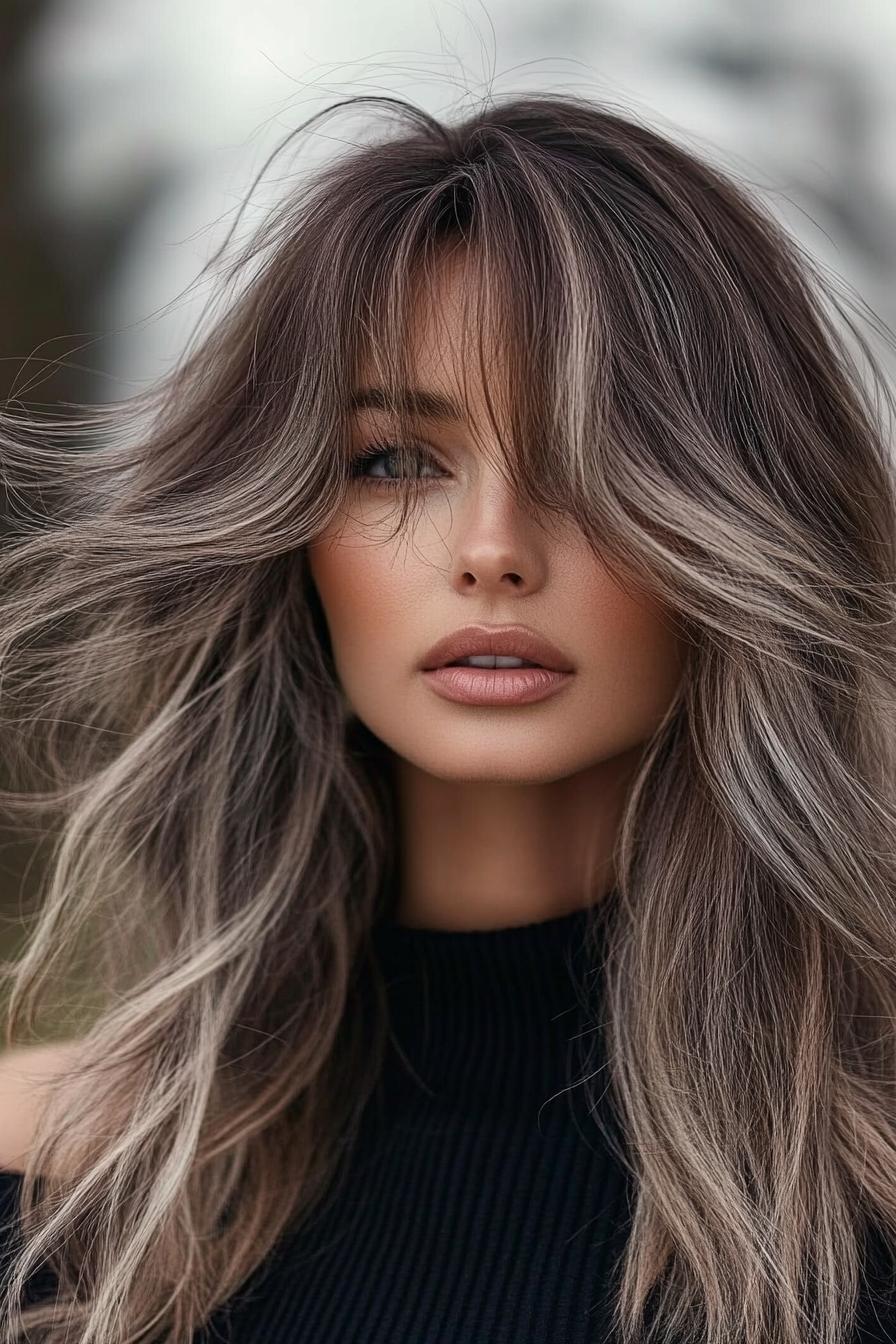 Wavy Layers with Bangs