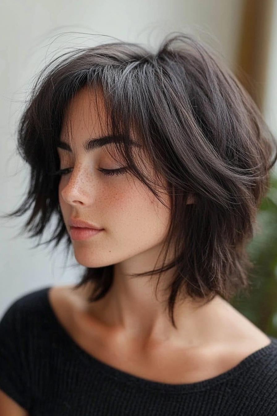 Carefree Textured Bob Style