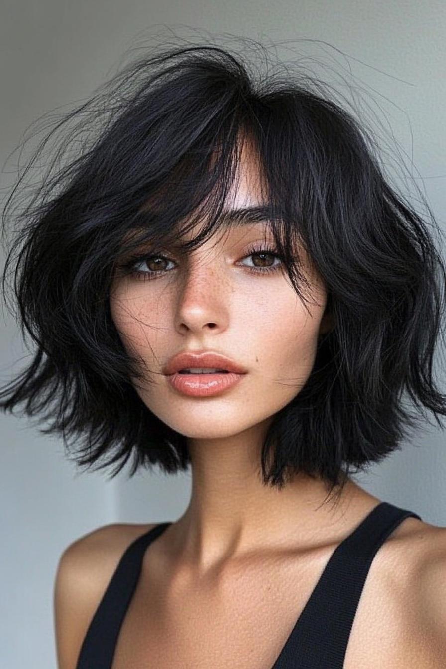 casual chic bob cut