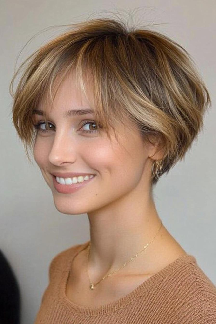 Chic Layered Bob Style