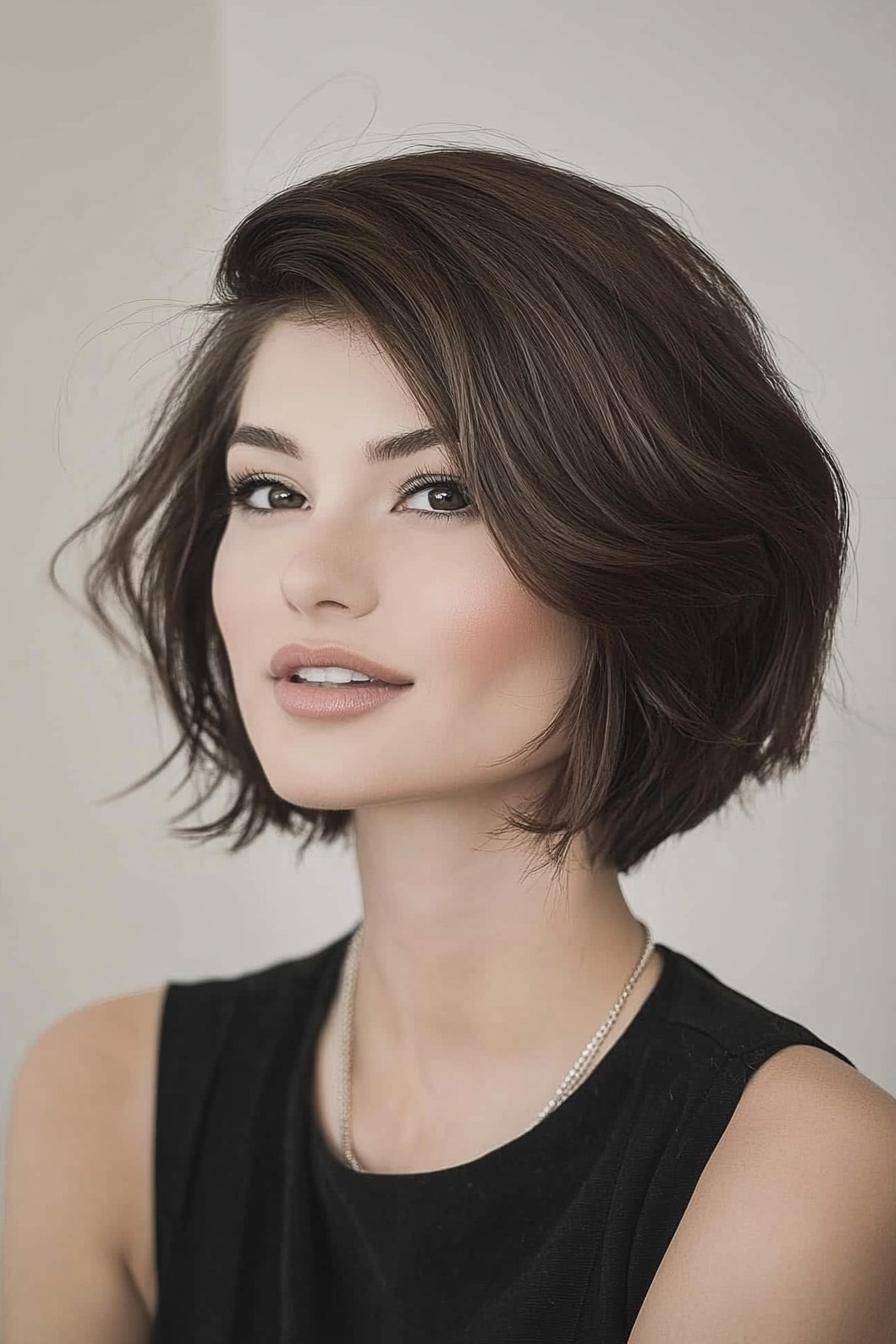 Chic Layered Bob Style