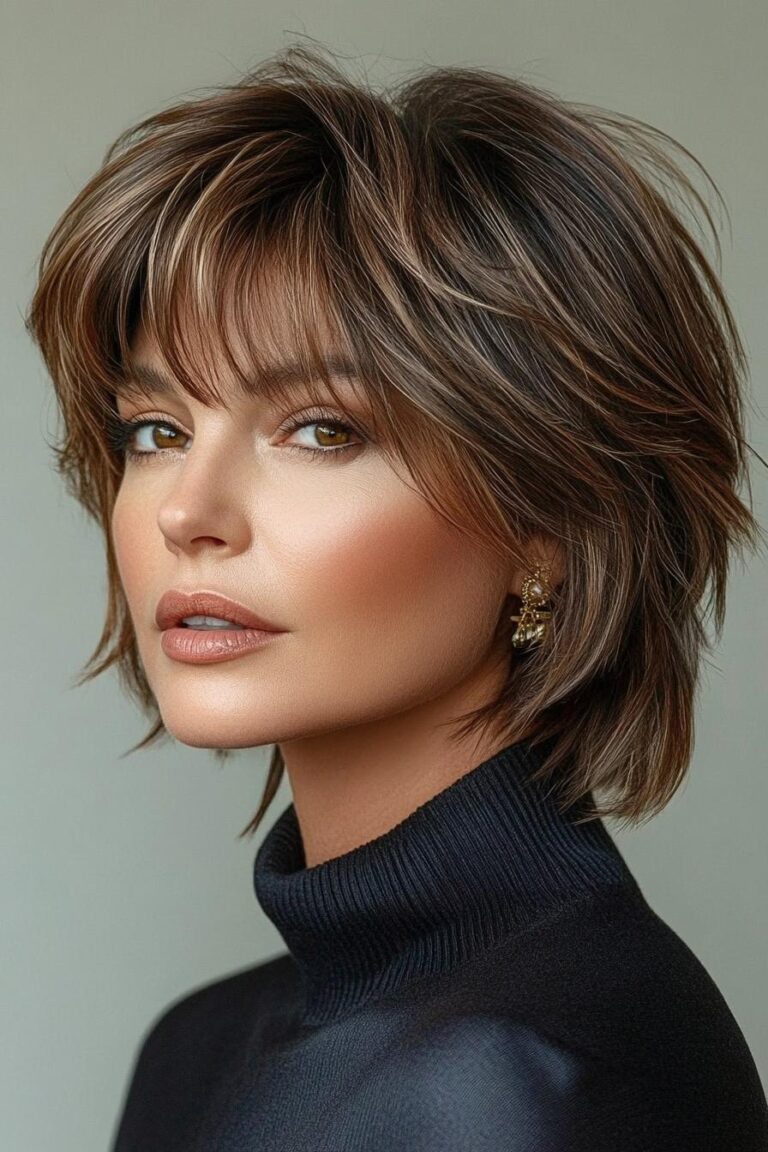 chic layered bob style 6