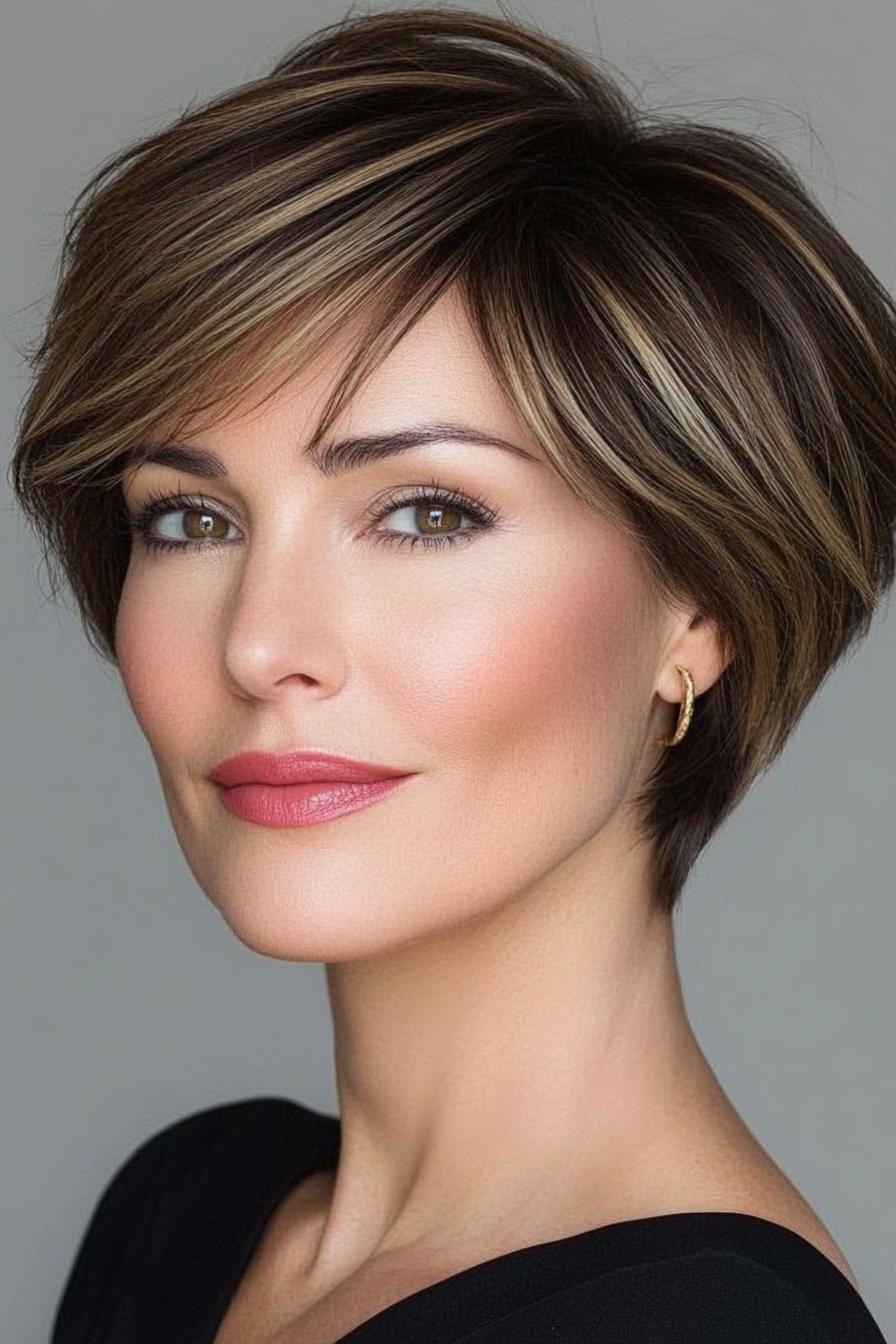 Chic Layered Bob Style