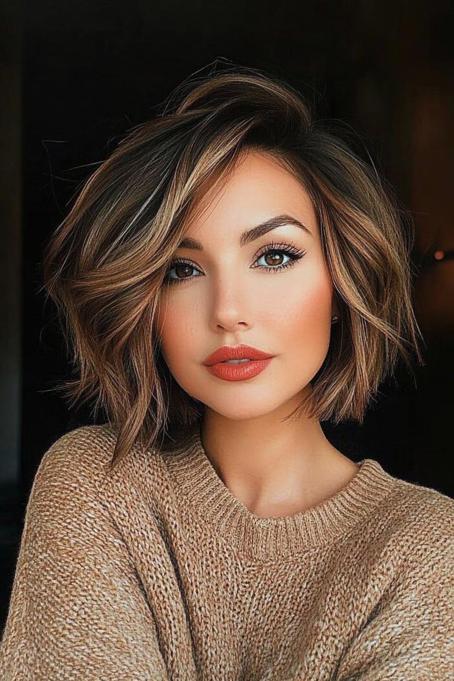 Chic Wavy Bob Elegance