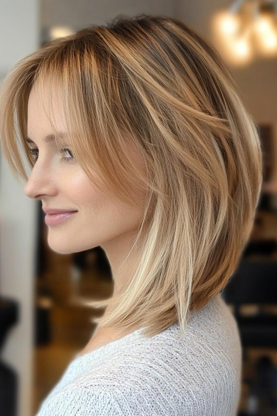 Layered Elegance with Highlights