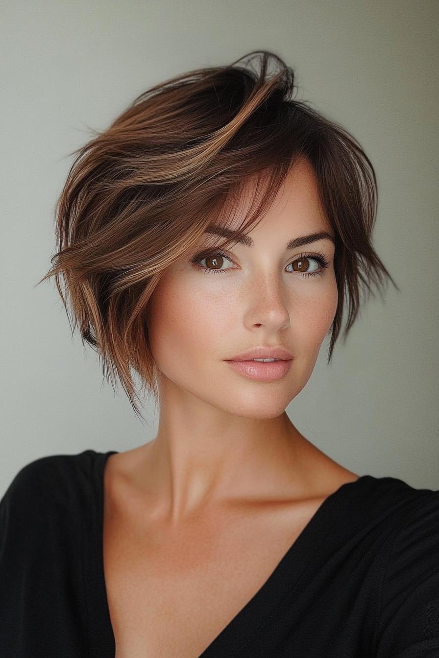 Textured Bob Cut