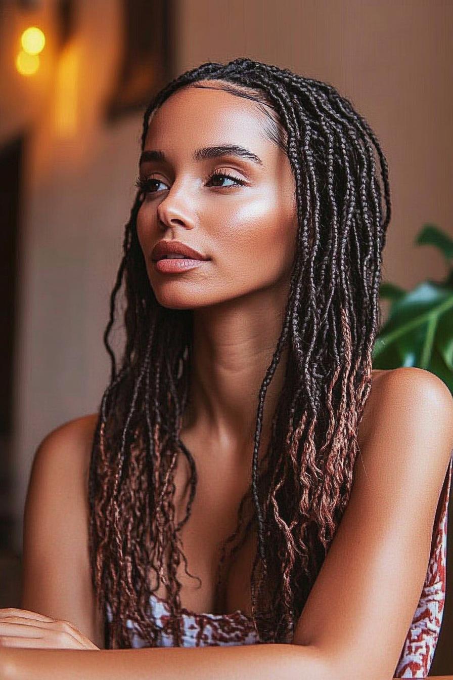 Bohemian Chic Faux Locs