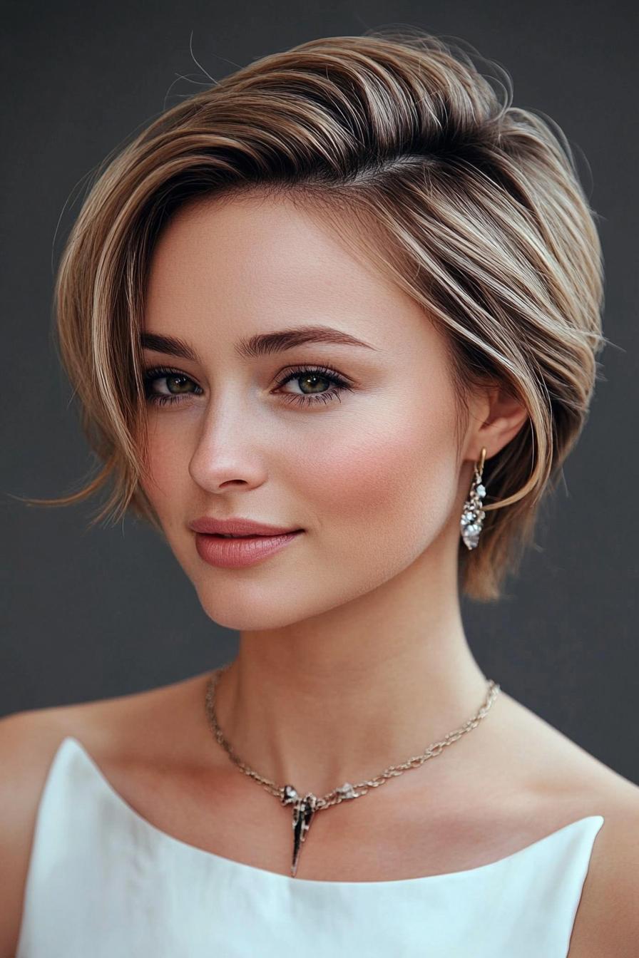 Chic Layered Bob Style