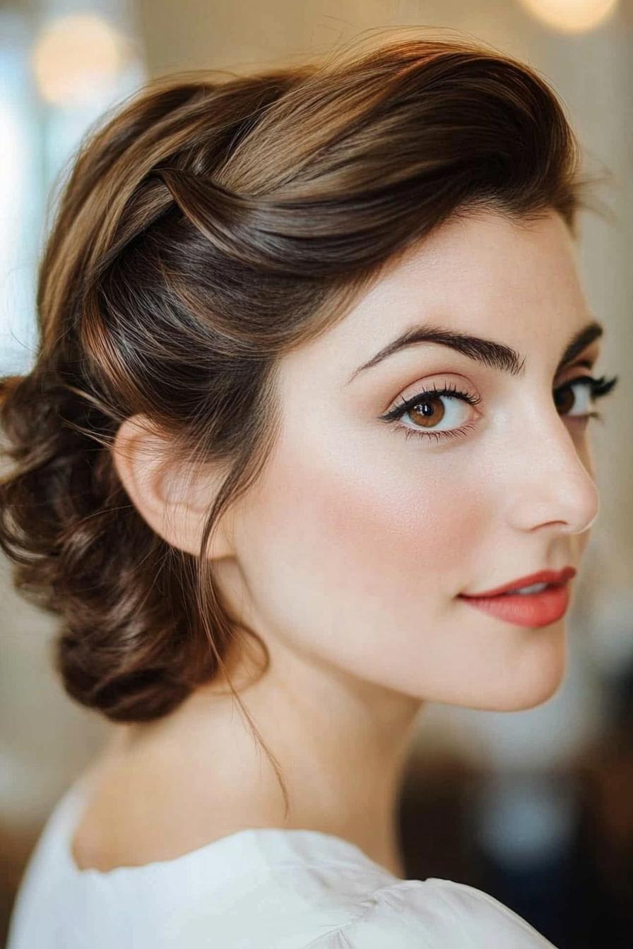 Dreamy Twisted Updo Elegance