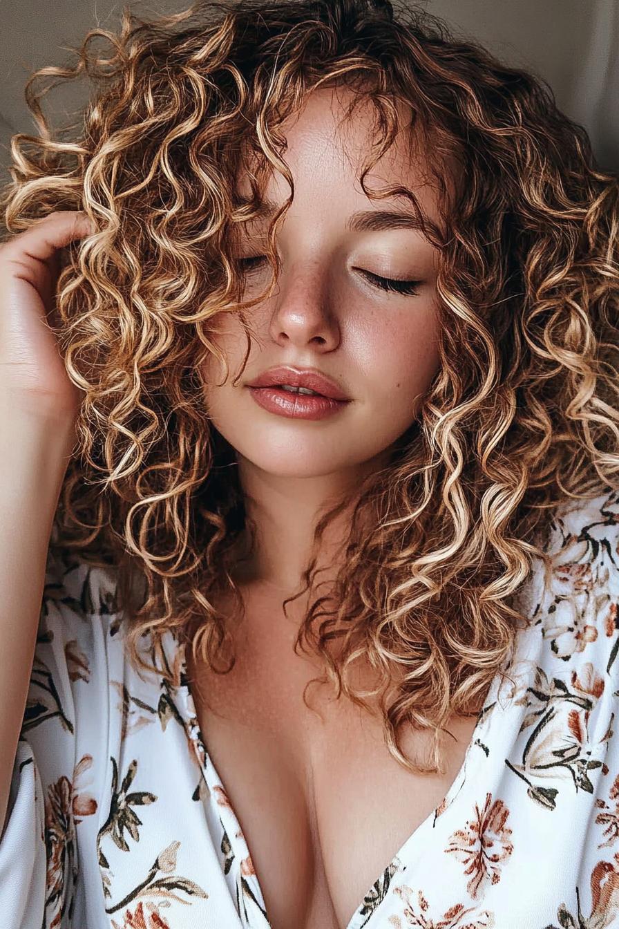 Golden Curls Glow