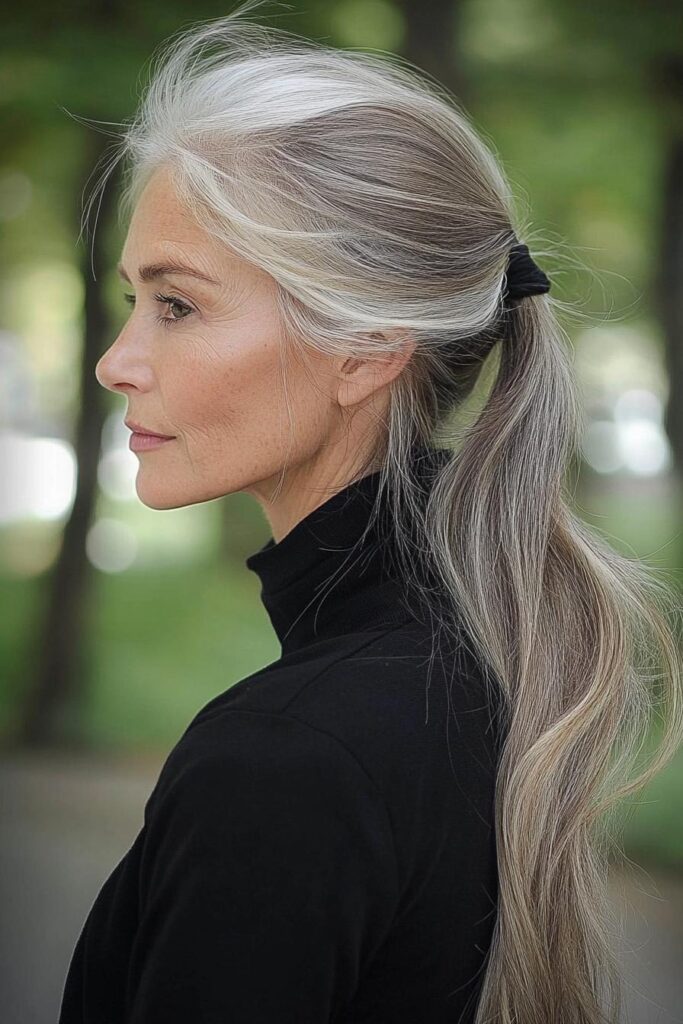 15 Comfortable Ponytail Styles for Mature Women