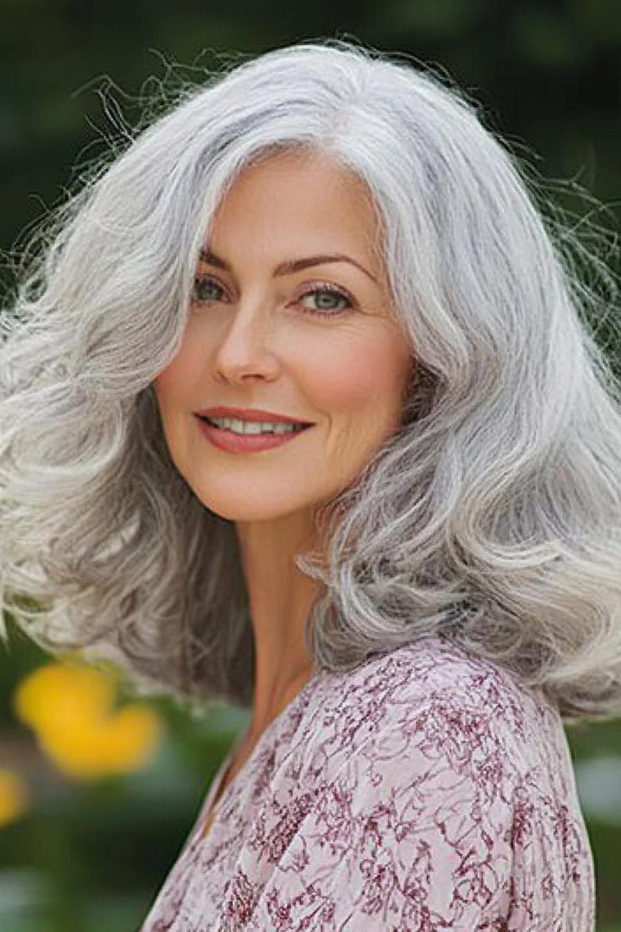 Timeless Silver Waves Beauty