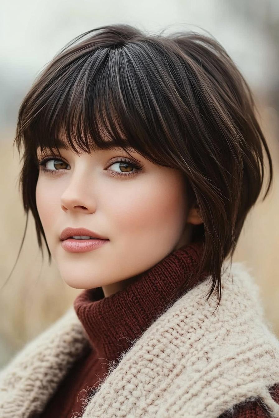 Chic Messy Bob Vibes