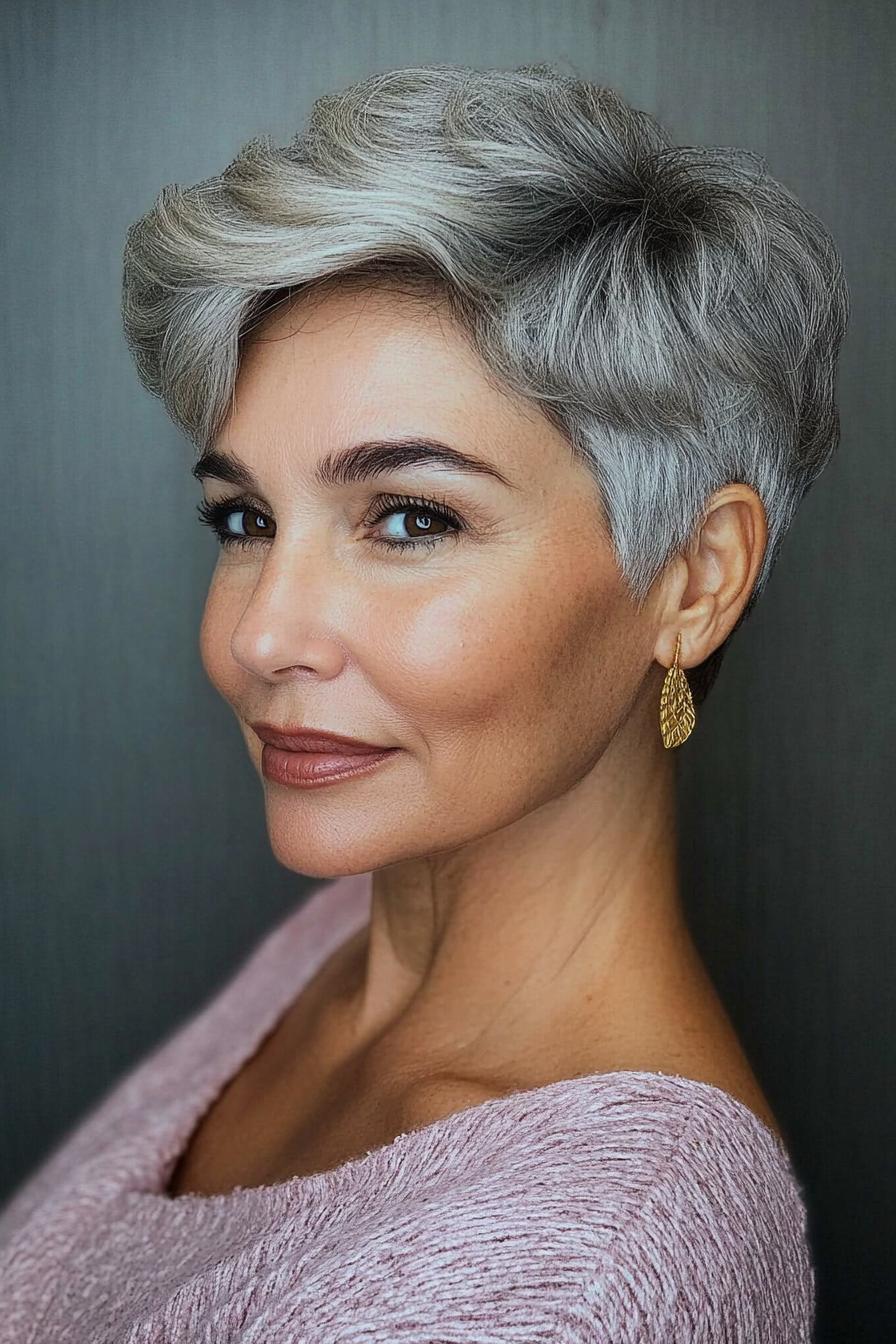 Chic Pixie Cut Vibes