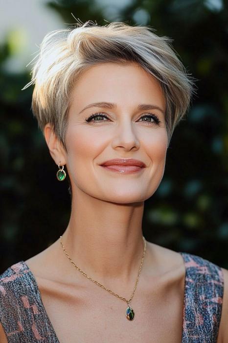 Chic Textured Pixie Style