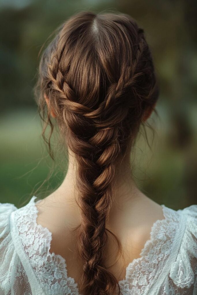 elegant braided hair art