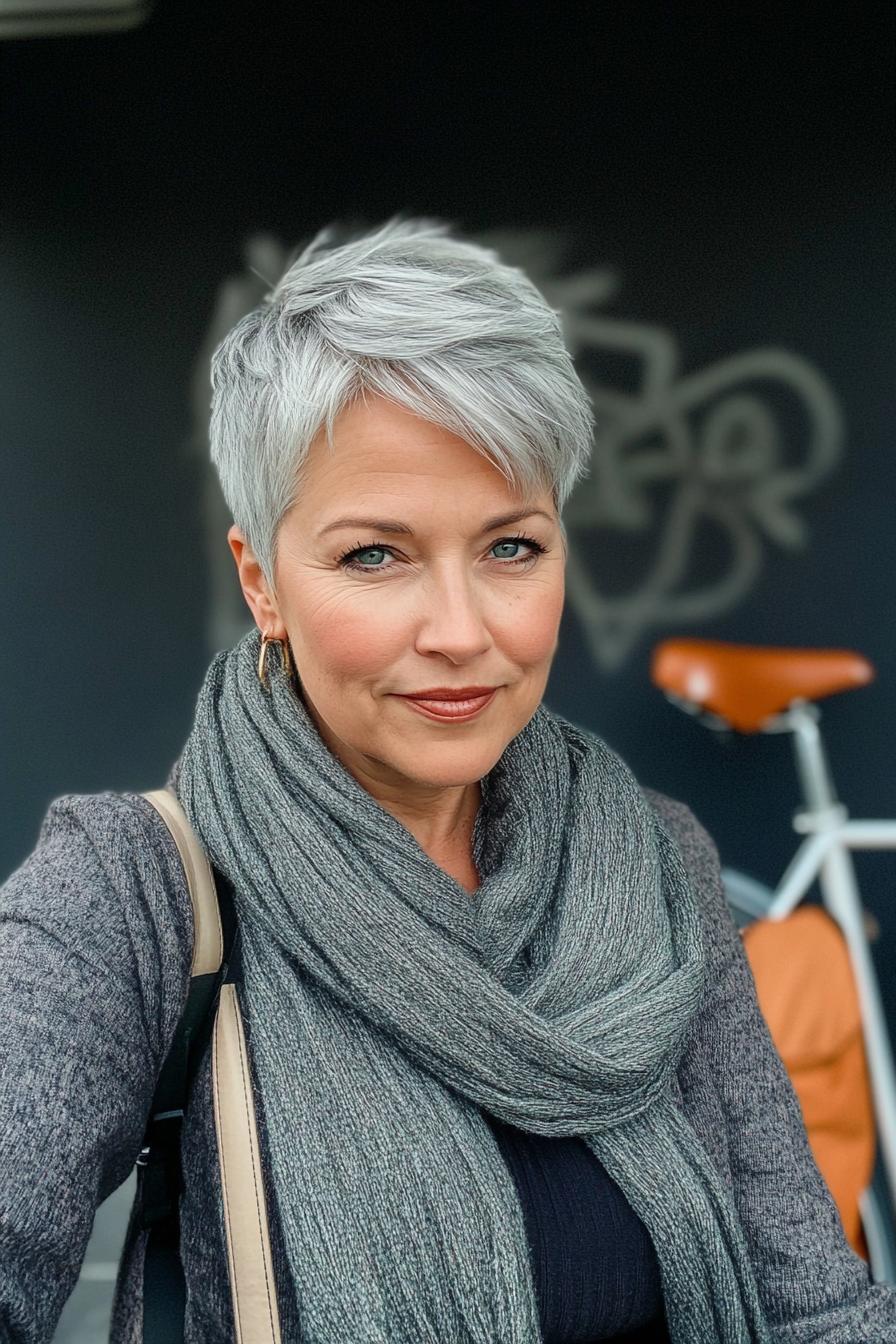 Silver Pixie Modern Vibes