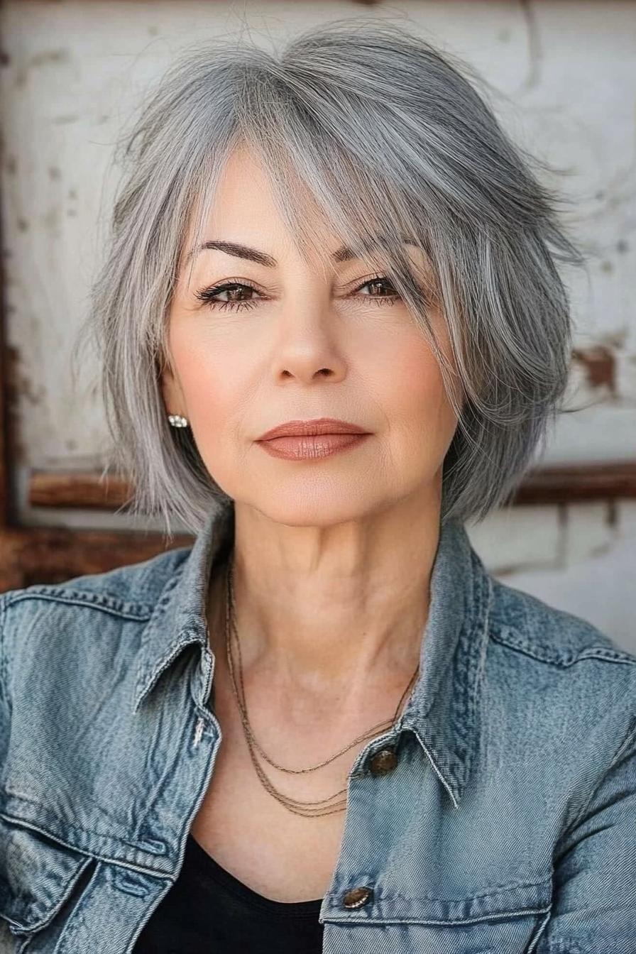 Stylish Silver Bob Confidence