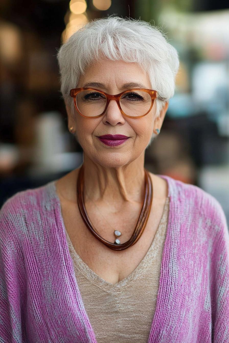 Chic Layered Pixie Style