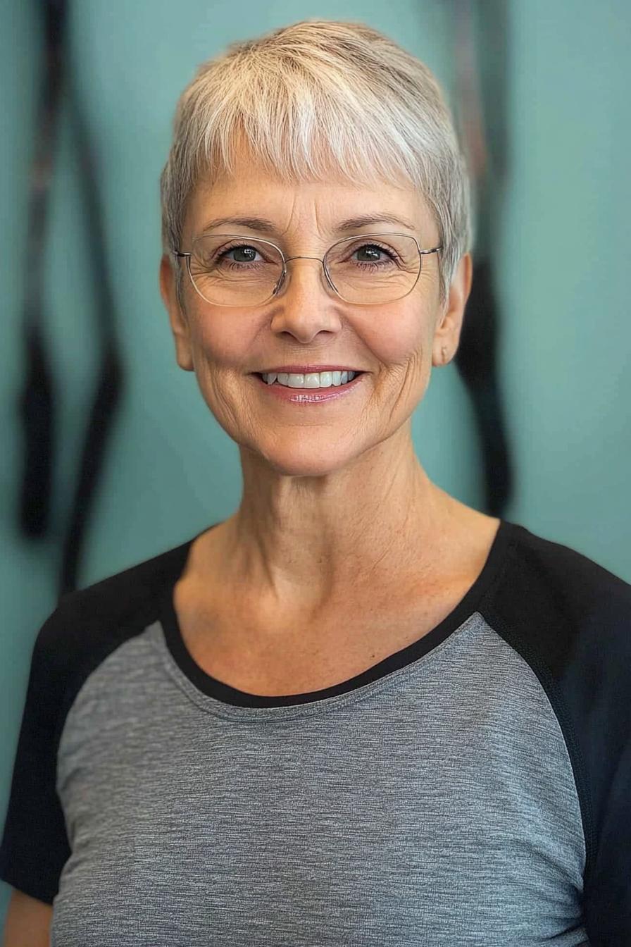 Chic Side-Swept Pixie