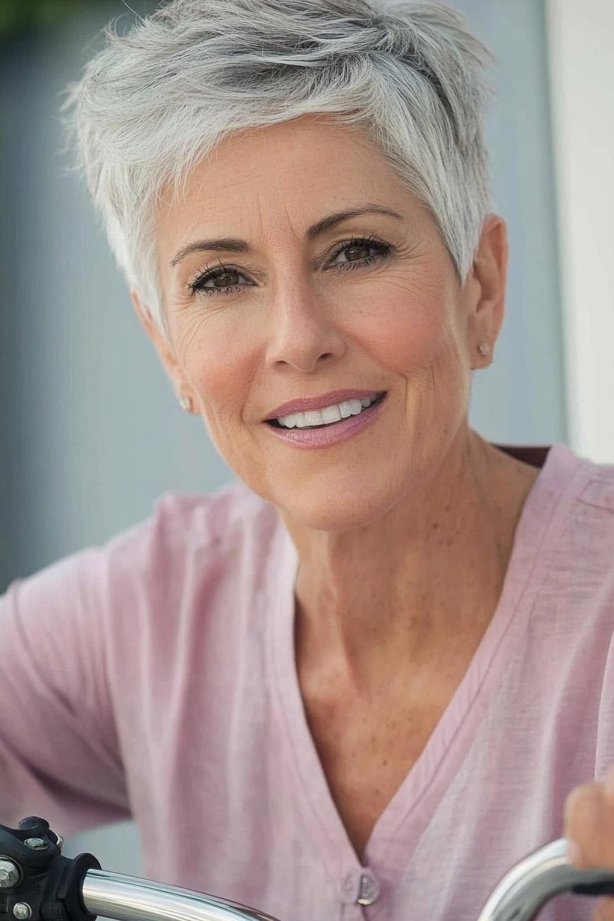 Chic Textured Pixie Style