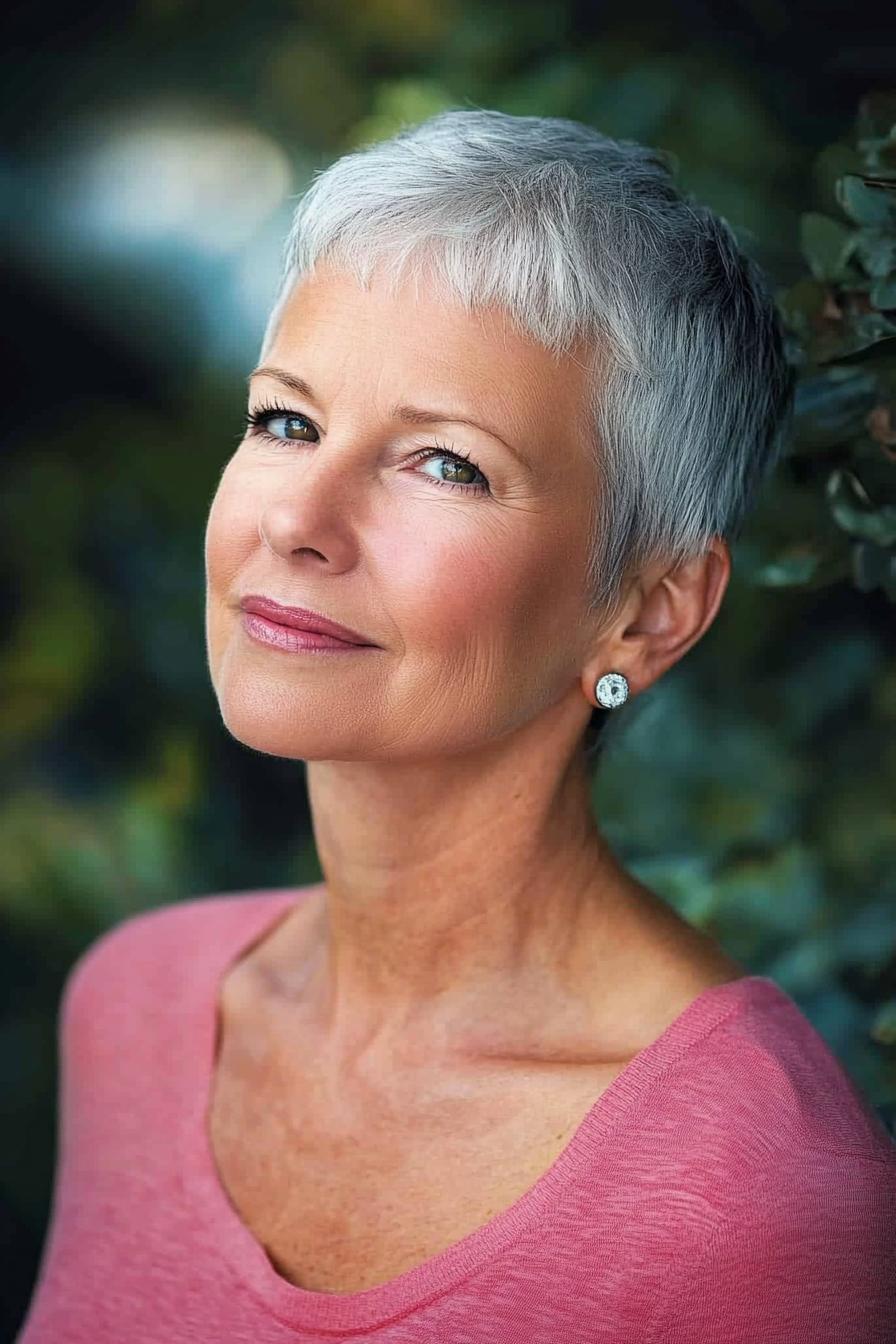 Silver Chic Pixie Vibes