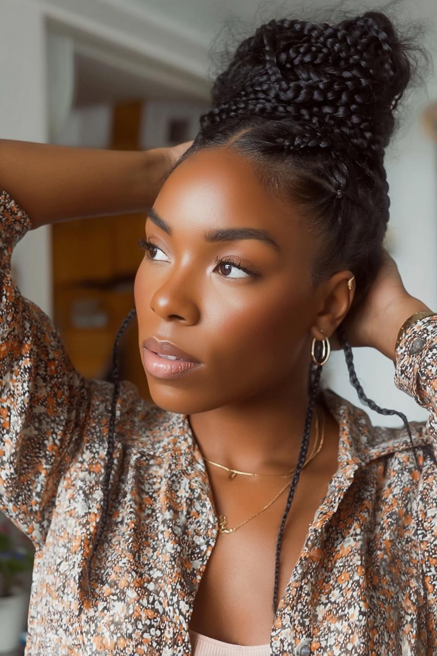 Braided Elegance in Bloom