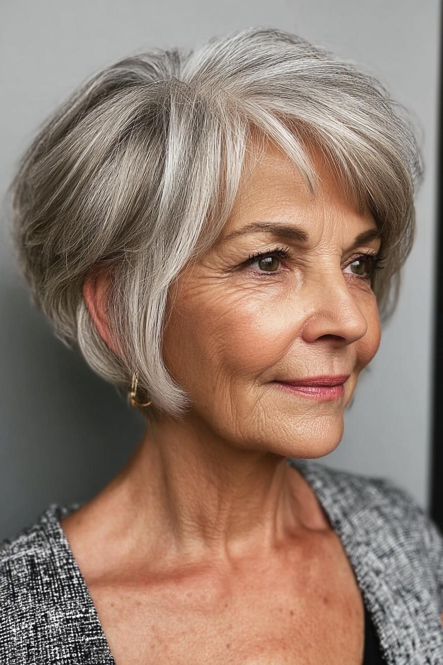 Chic Layered Bob Style