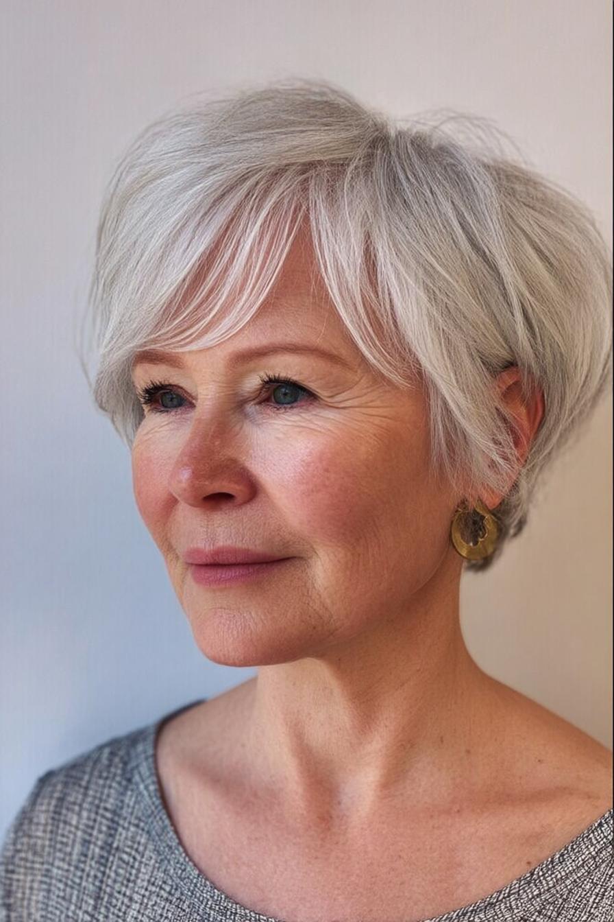 Chic Layered Pixie Style