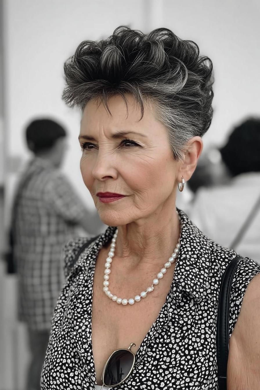 Chic Textured Pixie Style
