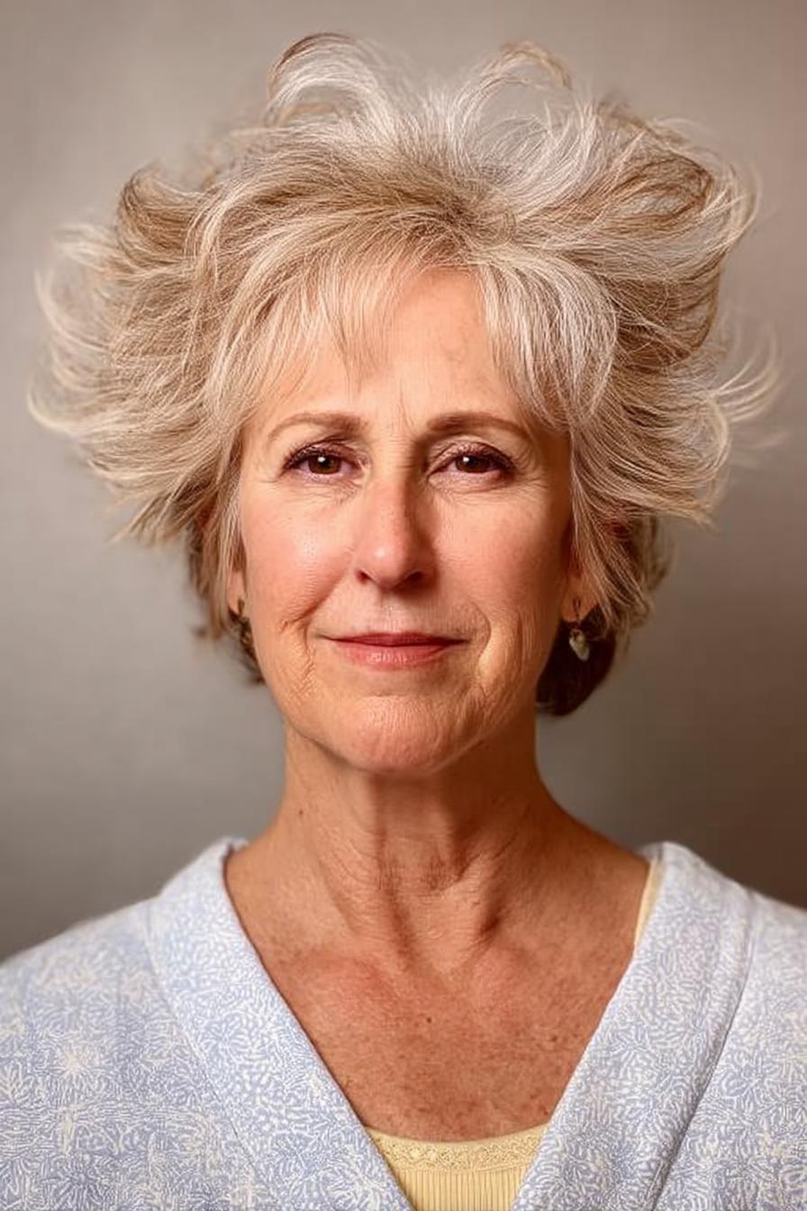 Chic Windswept Layered Hair