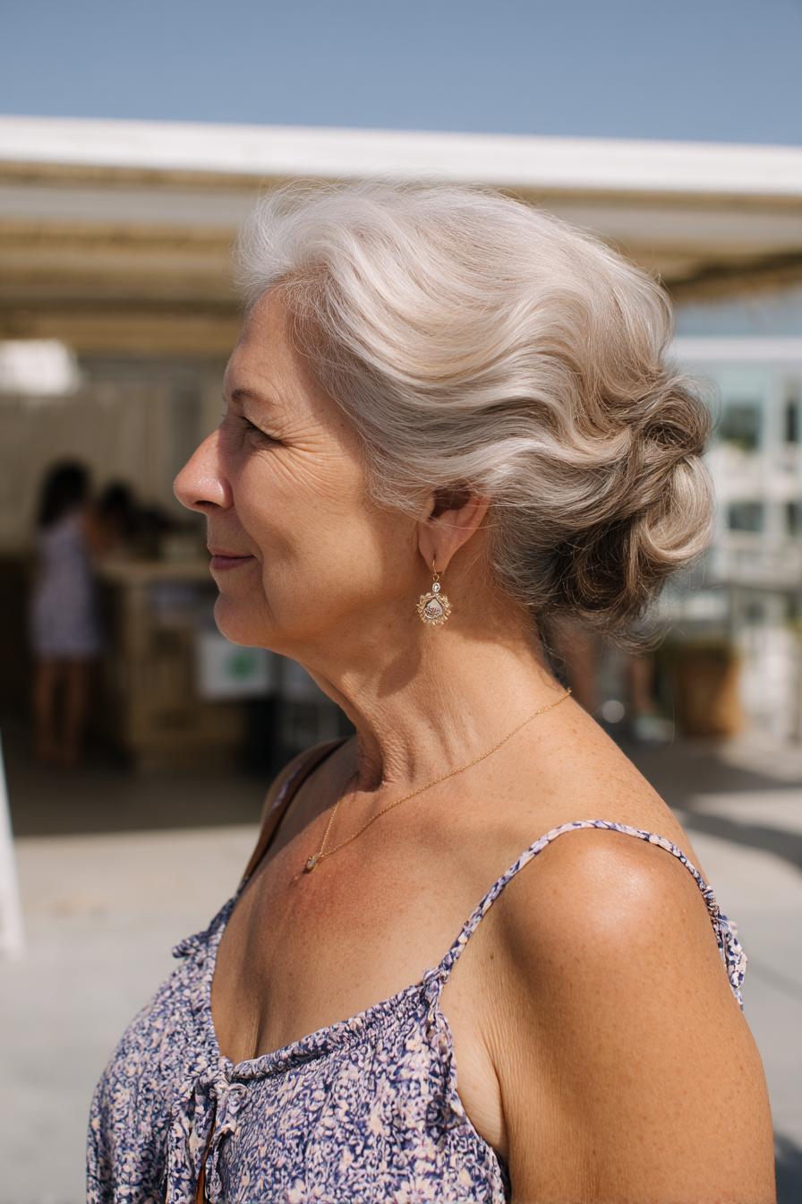 Elegant Silver-Haired Grace