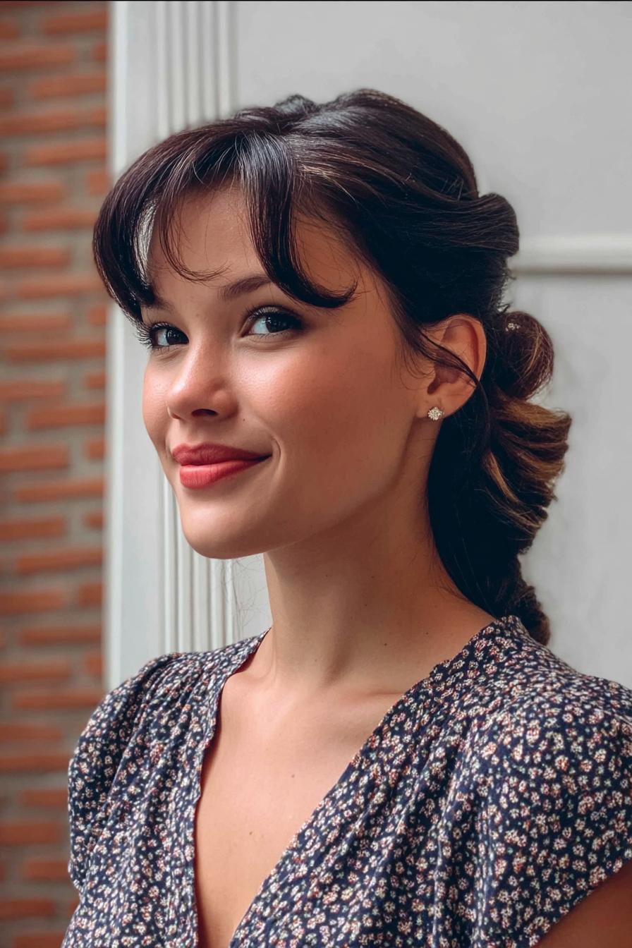 Elegant Voluminous Updo Vibes