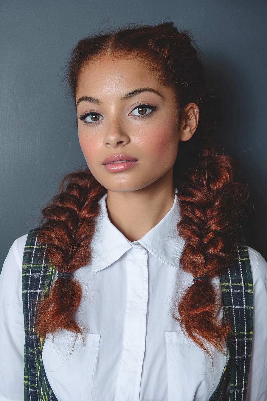 fishtail braids chic style