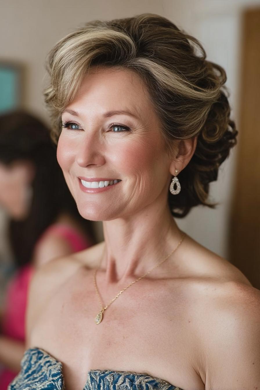 golden waves of elegance