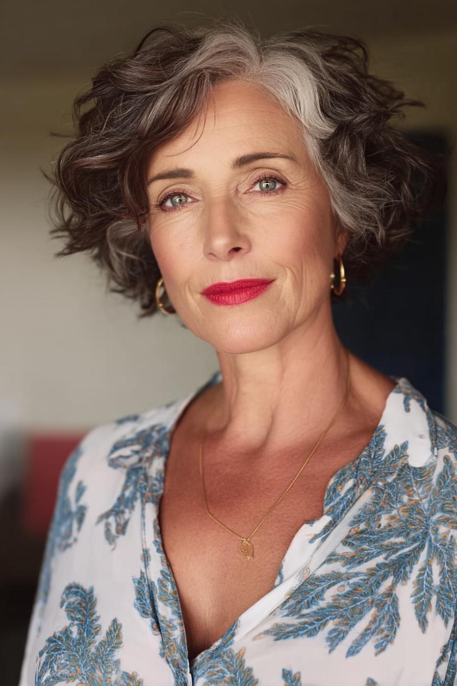 Graceful Confidence in Curls