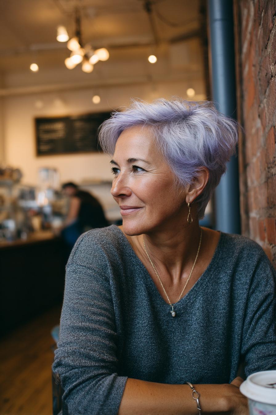 Lavender Locks Modern Vibe