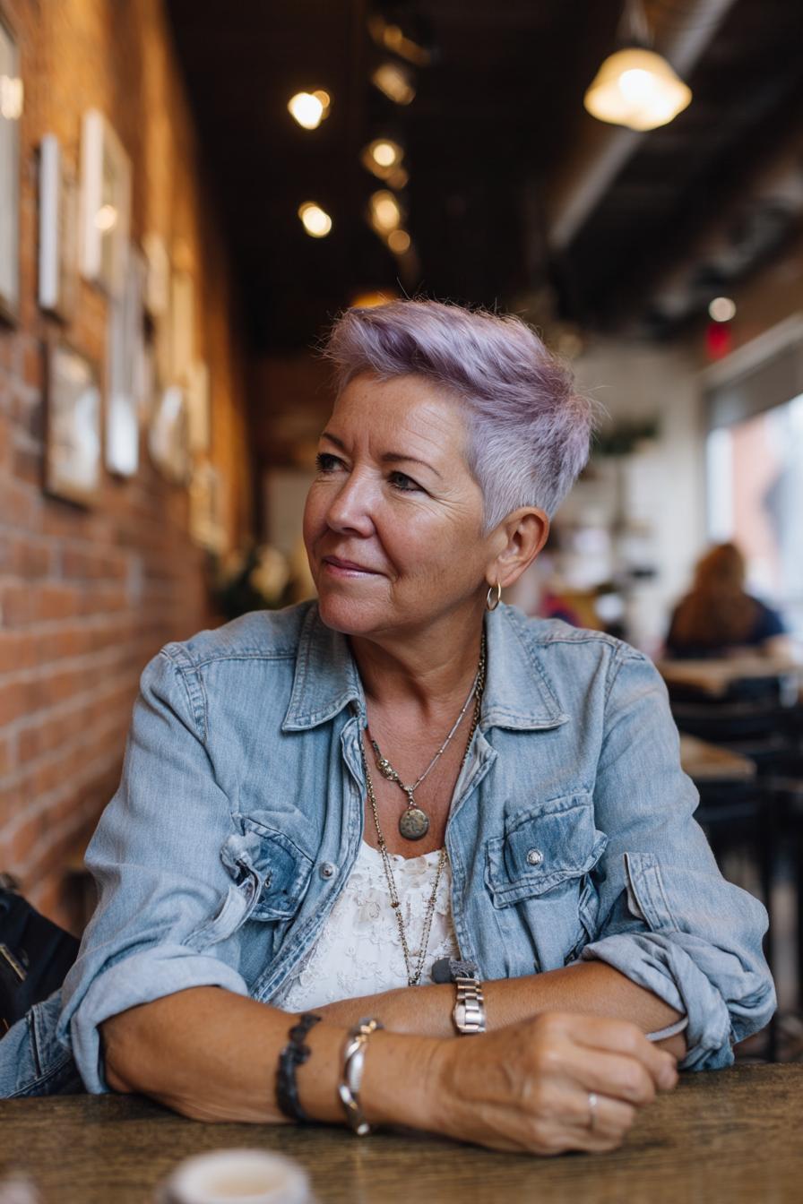 Lavender Pixie Chic Style