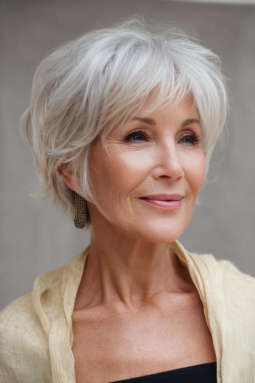 Playful Textured Pixie Cut