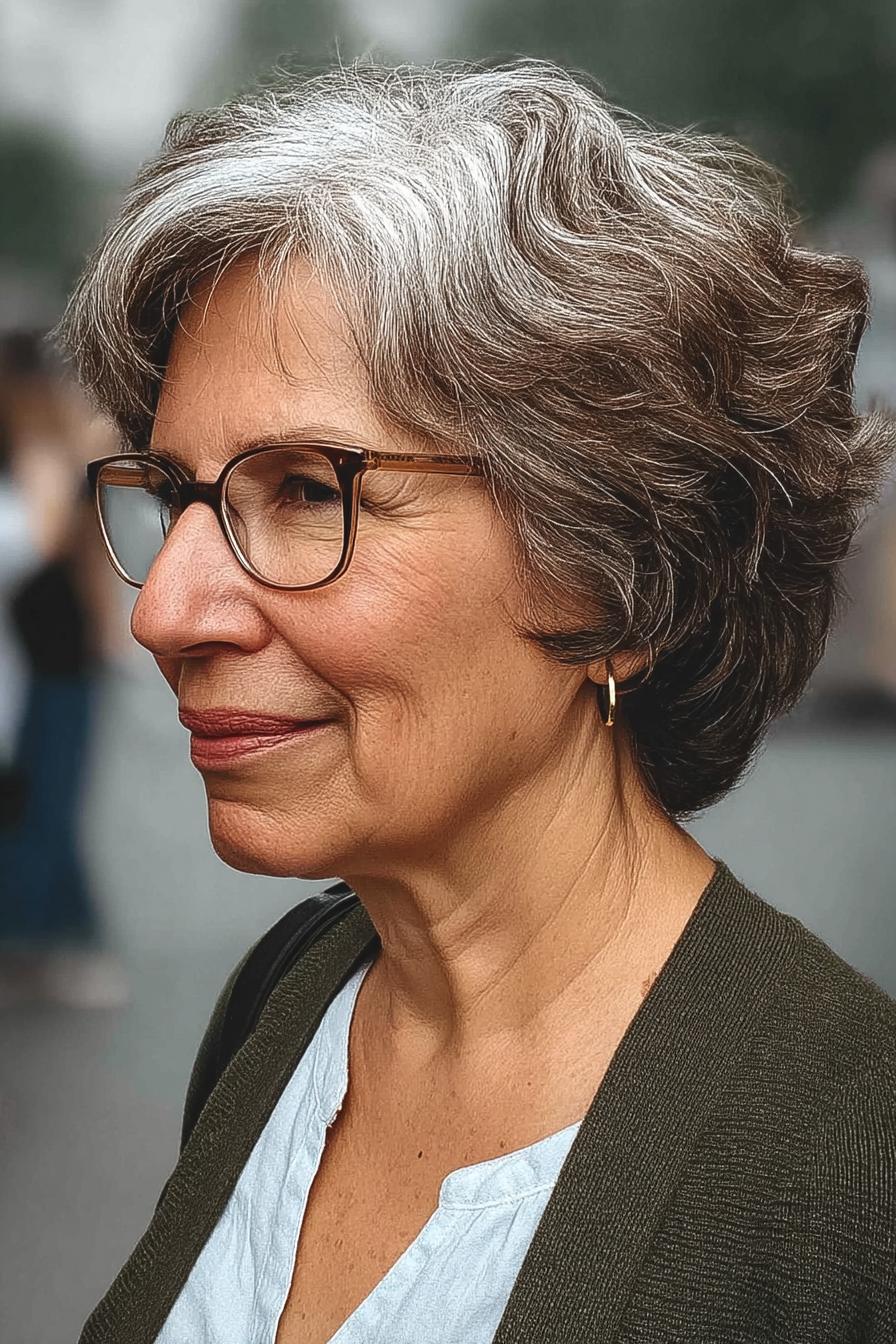 Silver and Brown Elegance