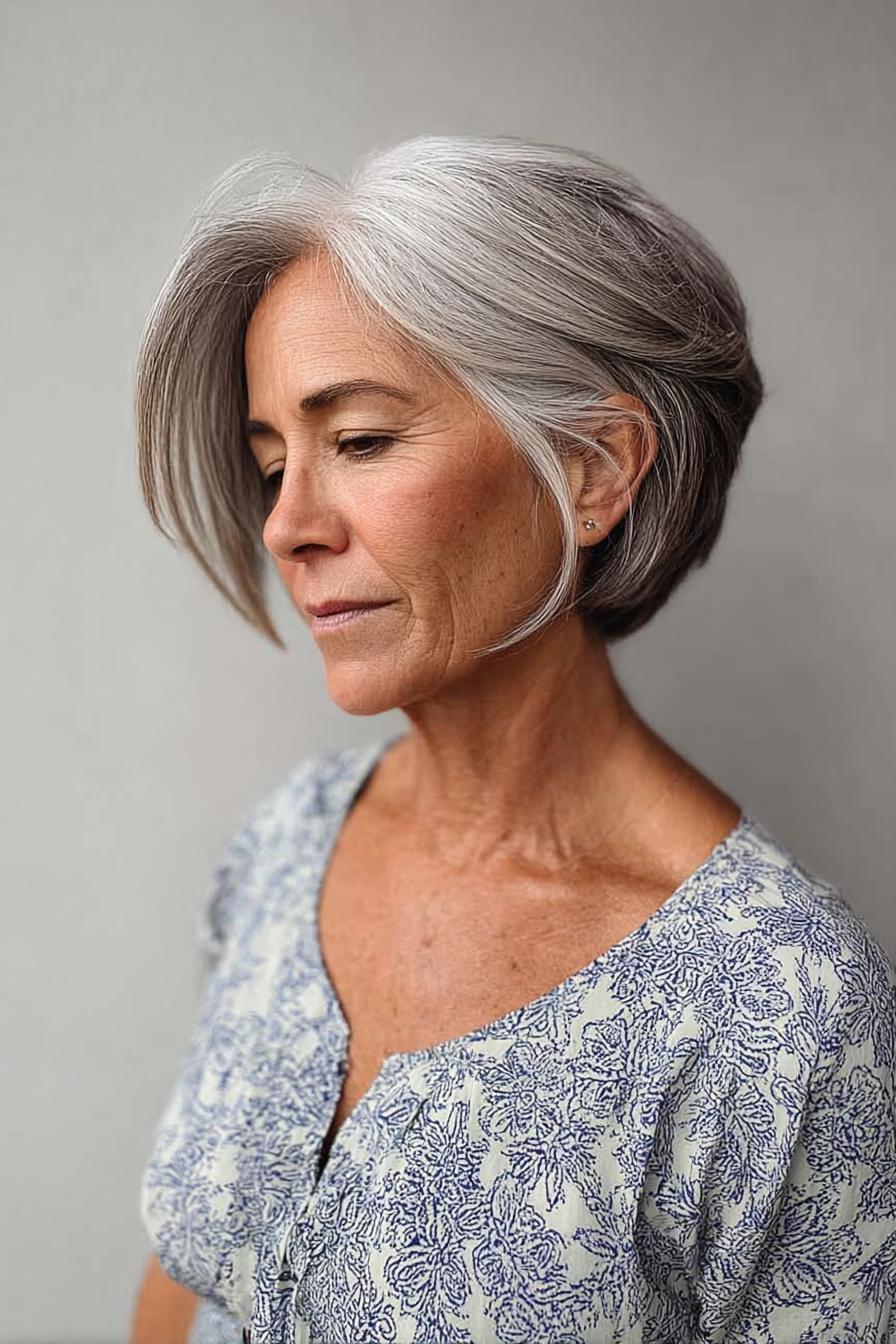 Silver Elegance Layered Beauty