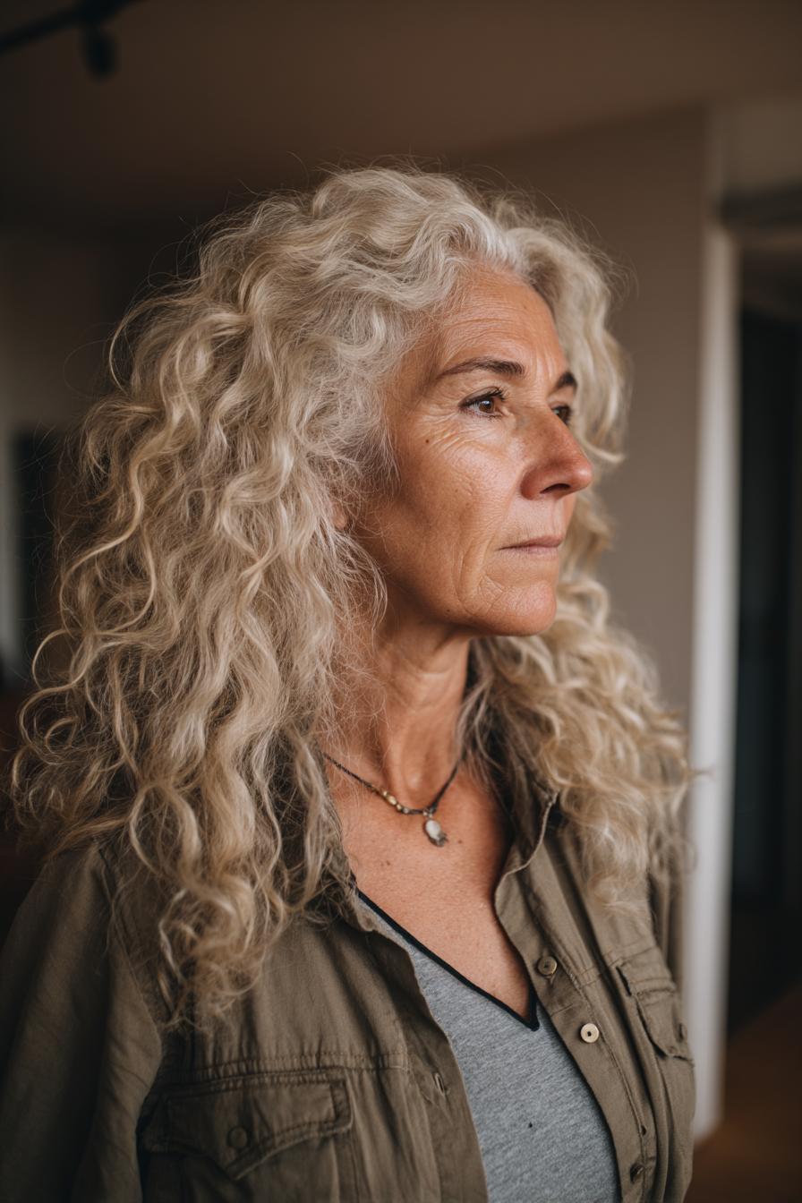 Silver Tresses Timeless Beauty