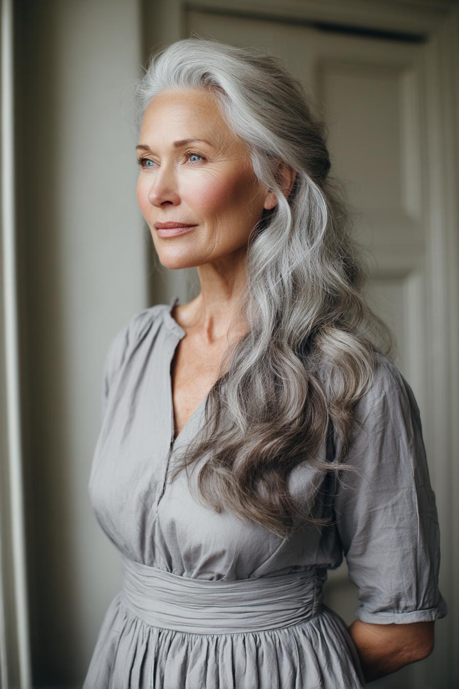 Silver Waves Gracefully Flow