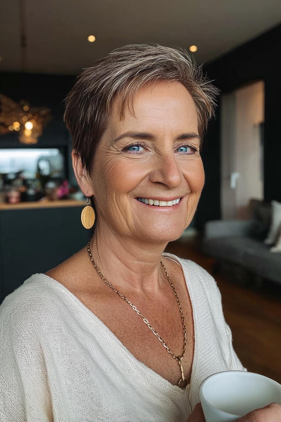 Chic Pixie Cut Glow