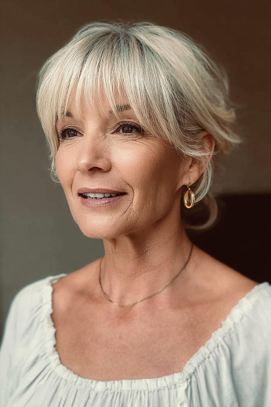 Chic Short Layered Hairstyle